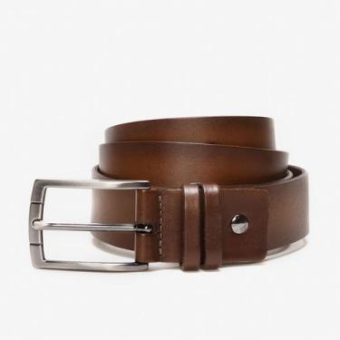 Imagem de Cinto Democrata 0797 Metropolitan Estreito Couro Masculino, Tan, 120