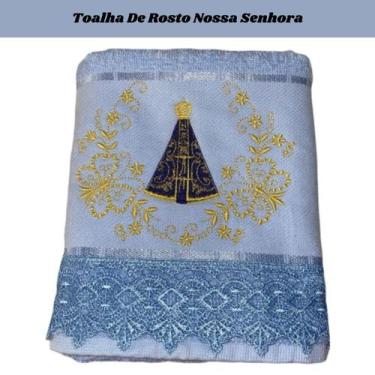 Imagem de Toalha Rosto 50x80 Algodão Bordada Com Acabamento Gripir - dolher Arte