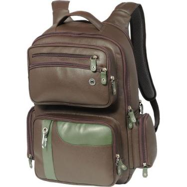 Imagem de Mochila Hiper Racer em Couro - LARGADÃO - COURO E LONA