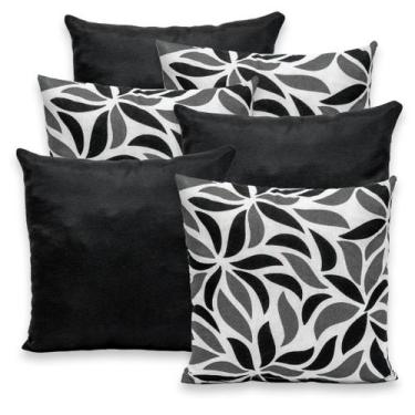 Imagem de Kit 6 Capas de Almofada Gorgurinho 40x40cm Lisas e Estampadas - Bem Me
