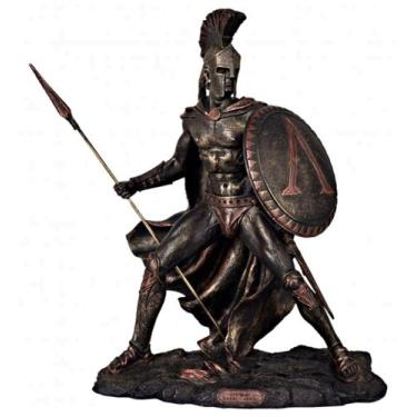 Imagem de LEONIDAS GUERREIRO Esparta Grande de Resina - Decore Casa