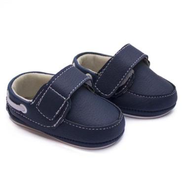 Imagem de Sapatinho Batizado Bebe Infantil Menino Mocassim 14 ao 20 - Seven Bras
