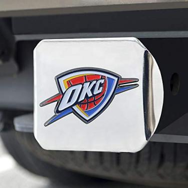 Imagem de FANMATS NBA Oklahoma City Thunder NBA - Oklahoma City Thundercolor Hitch - Cromado, cor do time, tamanho único