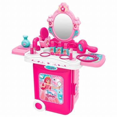 Imagem de Kit Salão De Beleza Infantil Completo Com Acessórios Maleta 3 em 1 Men