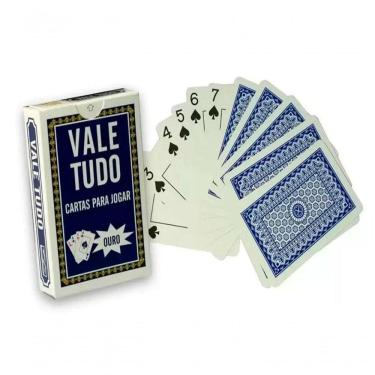 Imagem de Baralho Vale Tudo Ouro Cor Azul