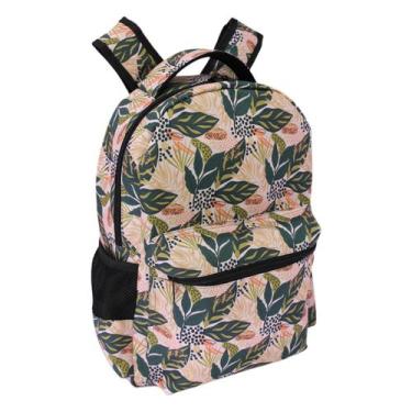 Imagem de Mochila Feminina Para Notebook De 15.6 Ls Bolsas Floral Verde - L S BO