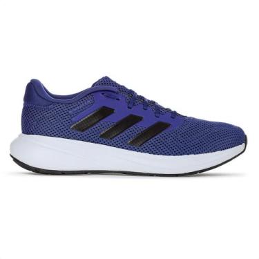 Imagem de Tênis Adidas Response Runner U Azul Preto e Branco - Unissex, Azul, 40