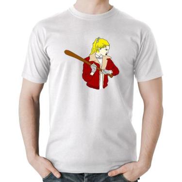 Imagem de Camiseta Algodão Baseball Girl - Foca na Moda, Branco, GGG