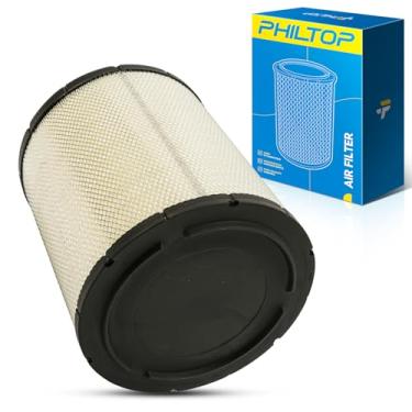Imagem de PHILTOP Filtro de ar do motor P527682 compatível com Freightliner Columbia, Century Class, Argosy, Condor, Coronado substitui AF25139M AF4908, P185069, LAF1849, RS3518, AF2120, 46556