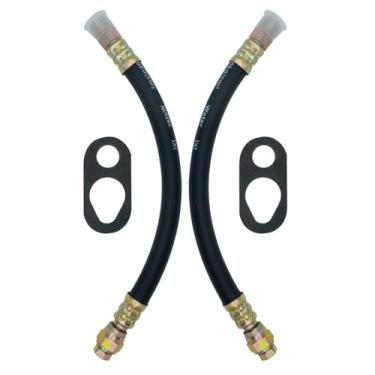 Imagem de Mangueira de troca de óleo de drenagem de motor 1723165SM 26 cm de comprimento, acessórios de 3/18-18 ferramenta auxiliar de drenagem de óleo compatível com motores 29, 30, 35, 38,40, 44, 49 (preto 2