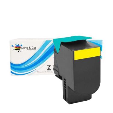 Imagem de Toner Comp C54X C540H1YG Amarelo C540A X544 543 2K - Cartucho & Cia
