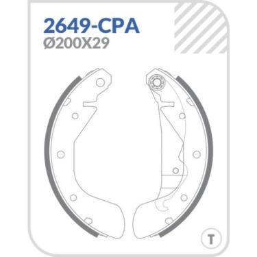 Imagem de Sapata de Freio Traseiro Chevrolet Classic 2003 a 2016 - COBREQ