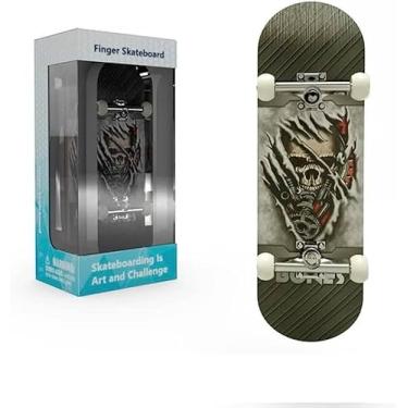 Imagem de Lently Wood Fingerboards, Mini Fingerboards, 99mmL*29mmW (Skull god of war)