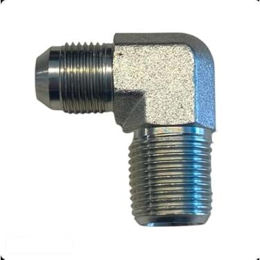 Imagem de Adaptador hidráulico NPT de 3/20.3 cm macho JIC para tubo macho de 1/5.1 cm
