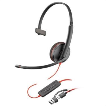 Imagem de Headset Mono Blackwire C3210 Usb-C/Usb-A 8X214A6 Poly Hp