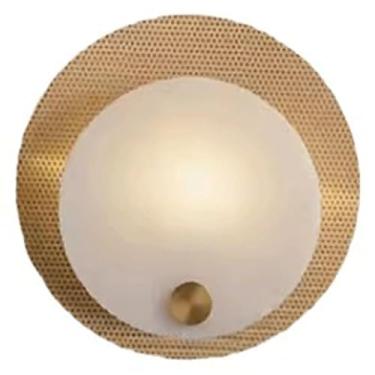 Imagem de Luminária de parede luxuosa com base G9, estilo vintage, em latão, para sala de jantar, corredor, escada, entrada e escada (25 cm)