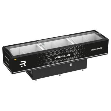 Imagem de Expositor Ilha Vanguard Top de Congelados e Resfriados Vidro Semicurvo