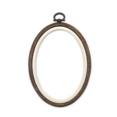 Imagem de Bastidor Flexível para Bordado Oval - Nurge, 15CM