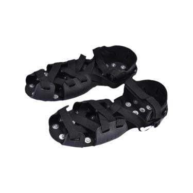 Imagem de Fenteer Capas para sapatos de aerador de gramado, grampos de gelo, sapatos com 34 pontas, chuteiras de tração para atividades ao ar livre