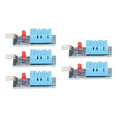 Imagem de Módulo de umidade Ature, módulo sensor de temperatura, 5 peças, sensor de umidade de alta setividade, módulo de sensor digital antiinterferência para placa Ghouse A com lâmpada e fio (#5)