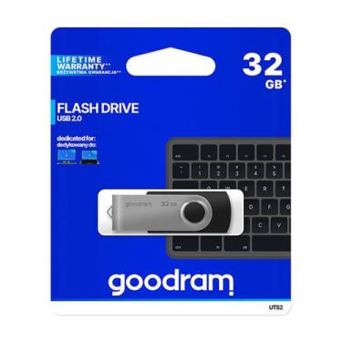 Imagem de Pen Drive UTS2 Preto USB 2.0 32GB GOODRAM
