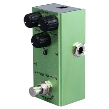 Imagem de Drfeify Efeitos de Guitarra Elétrica Pedal Pedal de Coro Portátil para Desempenho, Material de Liga de Alumínio (Overdrive vintage (01))