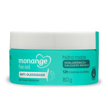 Imagem de Gel Creme Hidratante Facial Monange Hidra Matte Anti-Oleosidade 80g