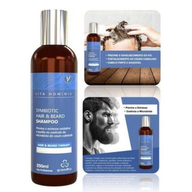 Imagem de Shampoo Grandha Symbiotic Cabelo Barba Vita Hominis 250Ml