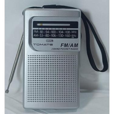 Imagem de Radio portatil am/fm recarregavel tomate mtj-2008