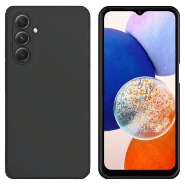 Imagem de Capa Capinha Case Anti Schok Slim Aveludada Preta Compatível Samsung Galaxy A14