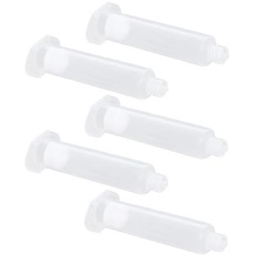 Imagem de Cartucho líquido de cola transparente de plástico transparente Utoolmart, dosador de seringa, 3 cc, 5 cc, 10 cc, 30 cc, 55 cc, cartucho de seringa de distribuição de seringa de plástico, seringa dispensadora de 1 2 4 peças, UT191016D-0021, Transparent, 10cc transparent，1pcs