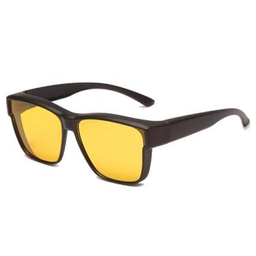 Imagem de Óculos de sol polarizados retrô para homens, óculos de direção com visão noturna, óculos de ciclismo e pesca que mudam de cor, visão noturna, HFA, 001