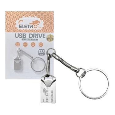 Imagem de Pendrive Chaveiro 128gb Unidade Flash Usb El-au-128 - Eletromex