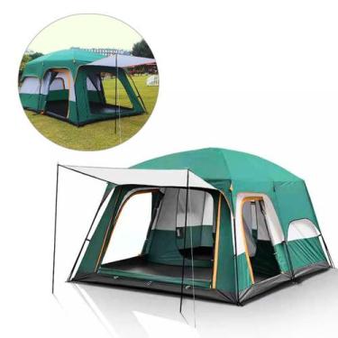 Imagem de Barraca Camping Grande Impermeável 9-12 Pessoas Acampamento - Revomax