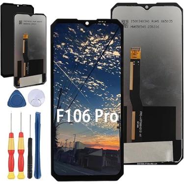 Imagem de Yuxyiony Nova tela de substituição para tela LCD Fossibot F106 Pro e acessórios de ferramenta de substituição.
