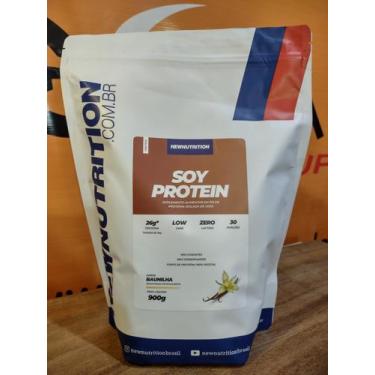 Imagem de Soy Protein 900g - Proteína Isolada da Soja - NEW NUTRITION, BAUNILHA