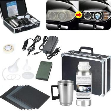 Imagem de Kit de restauração de faróis de carro VCTSELITY com 200 mL de líquido