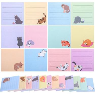 Imagem de Sticky Notes Handepo Cat 600 folhas 7,5 x 7,5 cm, pacote com 12