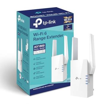 Imagem de TP-Link Extensor AX1800 WiFi 6 (RE605X)-Internet Booster, Cobre até 1500 pés quadrados e 30 dispositivos, repetidor de banda dupla até 1,8 Gbps de velocidade, modo AP, porta Gigabit