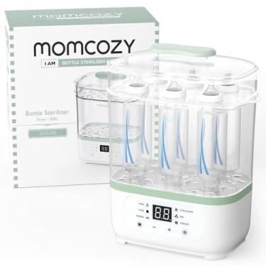 Imagem de Esterilizador de garrafas Momcozy 8 em 1 elétrico a vapor com secador