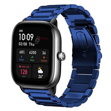 Imagem de Pulseira de Aço Inoxidável marca 123smart compativel com GTS4 A2168 / GTS 4 Mini A2176 / GTS 1 A1914 / GTS 2 A1969 / GTS 2 Mini A2018 / GTS 3 A2035