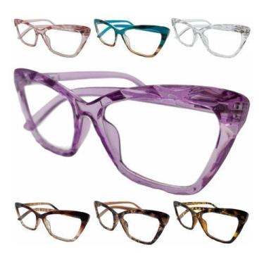 Imagem de Oculos De Grau De Plastico Cristal Cristalizado - Dinka, Transparente