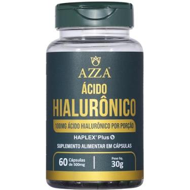 Imagem de Azza, Ácido Hialurônico 100mg, Haplex Plus, Suplemento alimentar, 60 cápsulas rígidas • 30 doses, Verde