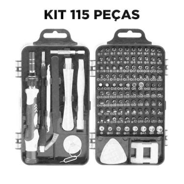 Imagem de Kit Ferramentas Profissional Multiuso Troca De Tela 115 Em 1