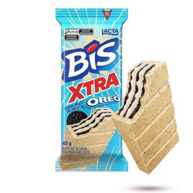 Imagem de Chocolate Bis Lacta Xtra Oreo com 45g