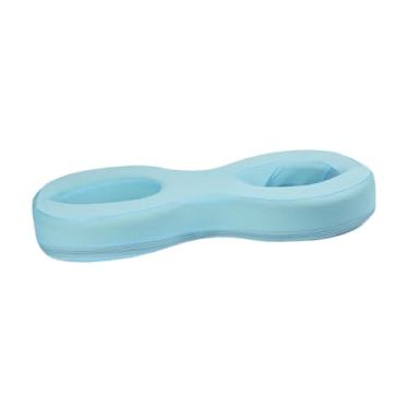 Imagem de YWJLQH Travesseiro para piercing de orelha para dormir de lado, protetor auricular portátil, confortável, ergonômico, com espuma viscoelástica e suporte para