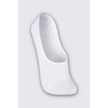 Imagem de Meia Sapatilha Lupo 03288-001 Unissex Com Faixa De Silicone Algodão T.