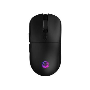 Imagem de Mouse Gamer Sem Fio PCYes Basaran Stealth Black Vulcan 10000 DPI RGB 6