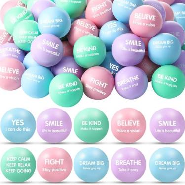 Imagem de Stress Balls Liliful Motivational 48 peças para adultos