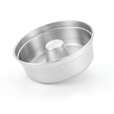 Imagem de Forma Assadeira De Bolo Nº 22 Alumínio Polido 23cm 1 Peça